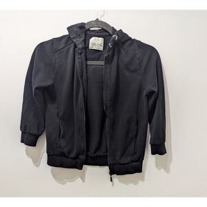 ZARA Black Hooded Sweatshirt Boy's Size 7